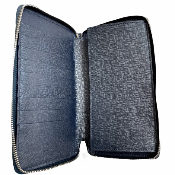 YSL Yves Saint Laurent 344076 Men's Leather Wallet - Picture 3 of 11